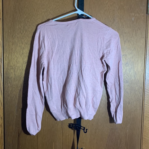 Pink basics cardigan button up size S - Picture 3 of 3